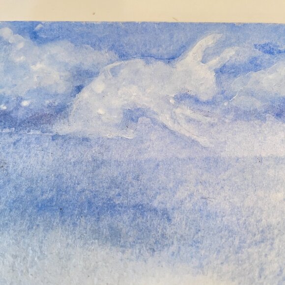 Original Bunny Watercolor - Picture 5 of 11